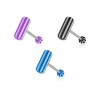 STRIPES PILL 316L SURGICAL STEEL TONGUE BARBELL
